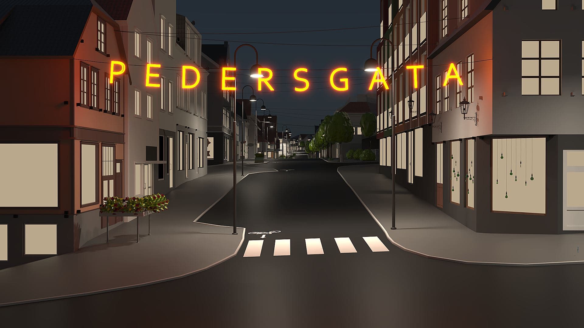 Pedersgata i 3D